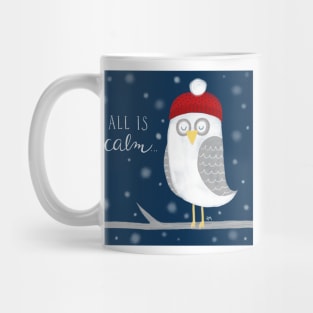 All is Calm Owl Mug